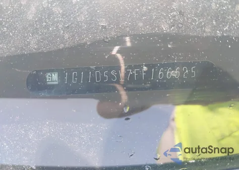 2015 Chevrolet Malibu 2Lt из США, поврежденный, VIN 1G11D5SL7FF166625